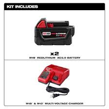 Milwaukee 48-59-1850 M18 XC5.0 System Starter Kit - Ace Tool Group - Milwaukee