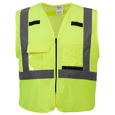 Milwaukee 48-73-5021 High Visibility Yellow Safety Vest - S/M 12 Pack - Ace Tool Group - Milwaukee