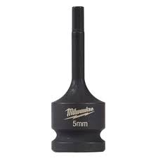 Milwaukee 49-66-5145 Shockwave Lineman's 1/2" Drive - 5mm Hex Bit Socket - Ace Tool Group - Milwaukee