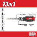Milwaukee 48-22-2880 13in1 Cushion-Grip Screwdriver with ECX - Ace Tool Group - Milwaukee