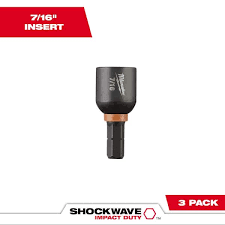 Milwaukee 49-66-4506 SHOCKWAVE Impact Duty 7/16" x 1-7/8" Magnetic Nut Driver - Ace Tool Group - Milwaukee