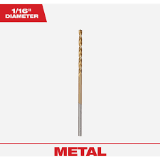 Milwaukee 48-89-2201  THUNDERBOLT Titanium Coated 1/16" Drill Bit - Ace Tool Group - Milwaukee