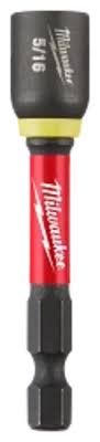 Milwaukee 49-66-4833 SHOCKWAVE Impact Duty 5/16" x 2-9/16 Magnetic Nut Driver BULK 250 - Ace Tool Group - Milwaukee