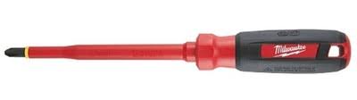 Milwaukee 48-22-2252 #2 Square - 4" 1000V Insulated Screwdriver - Ace Tool Group - Milwaukee