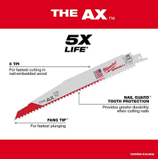 Milwaukee 49-22-1129 Sawzall Demolition Blade 12 Pack - Ace Tool Group - Milwaukee