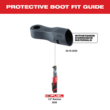 Milwaukee 49-16-2557 M12 3/8'' Ratchet Protective Boot