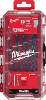 Milwaukee 48-89-2803 THUNDERBOLT Black Oxide Drill Bit Set - 15 pc