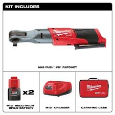 Milwaukee 2558-22 M12 FUEL 1/2" RATCHET KIT - Ace Tool Group - Milwaukee