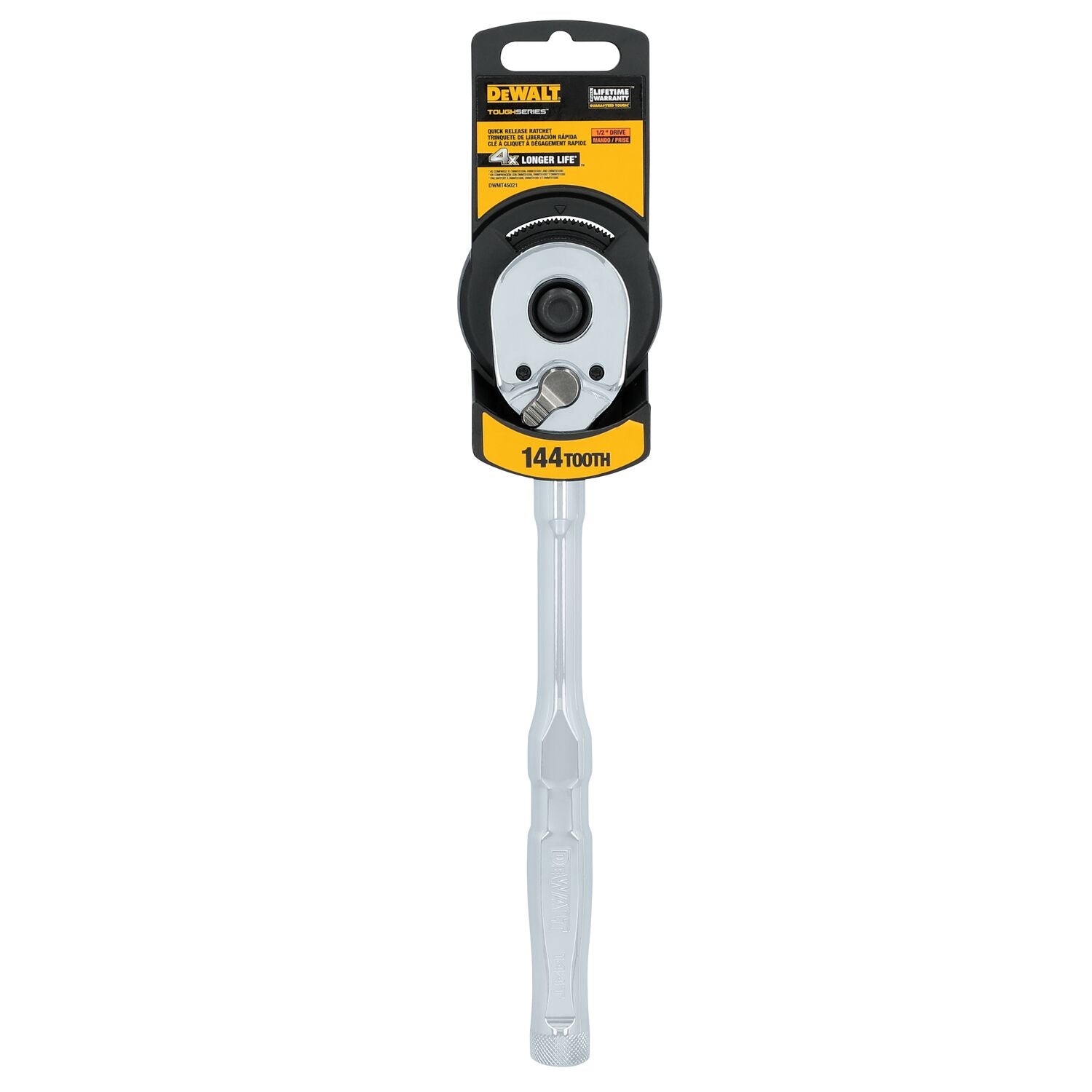 DeWalt DWMT45021 144T 1/2In Qr Ratchet - Ace Tool Group - DeWalt