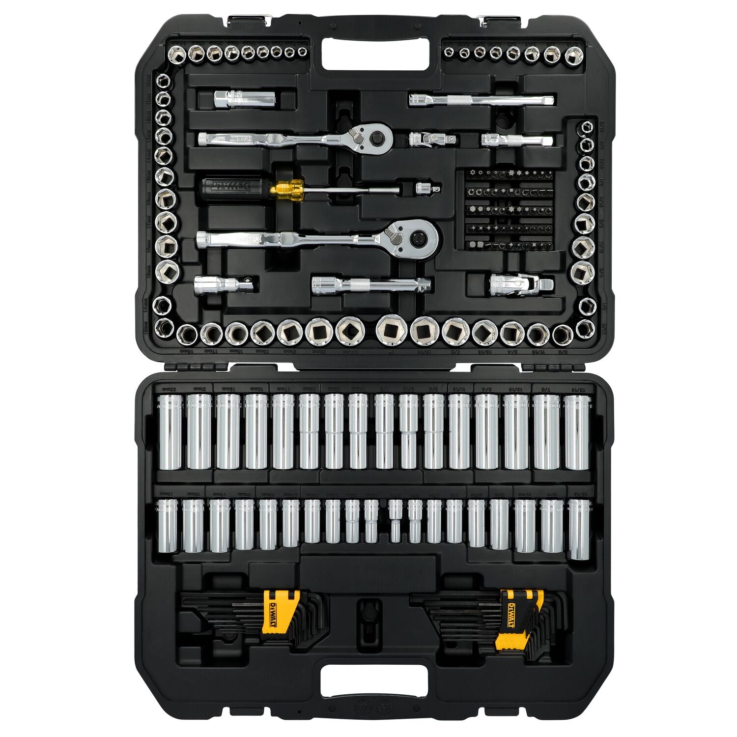 DeWalt DWMT45404 ToughSeries 182 pc. 3 Drive Mechanics Tool Set - Ace Tool Group - DeWalt