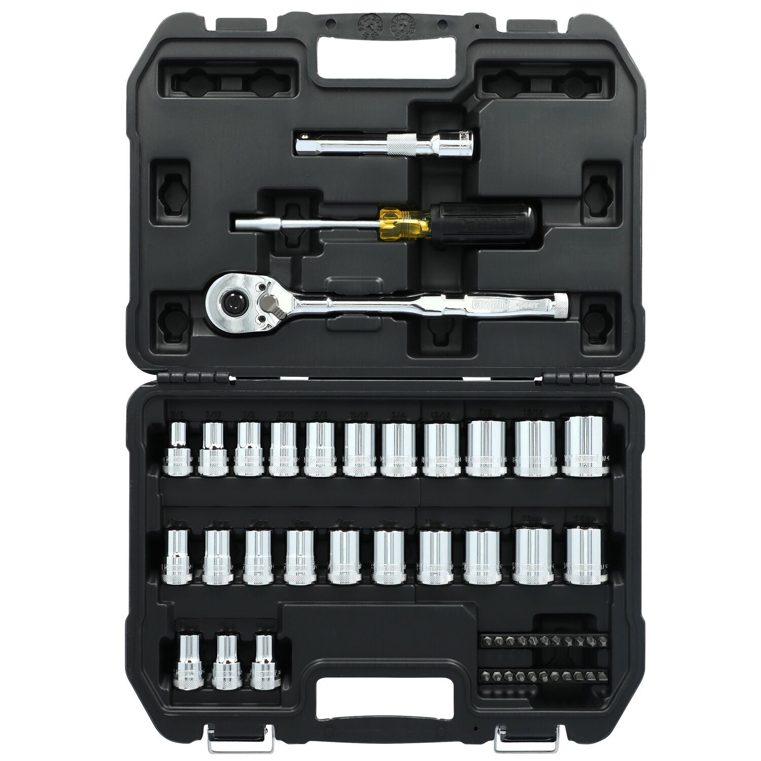 DeWalt DWMT45405 ToughSeries 49 pc. 1/2 in. Drive Mechanics Tool Set - Ace Tool Group - DeWalt