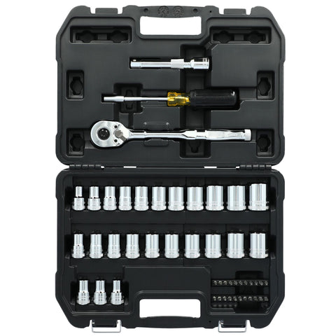 DeWalt DWMT45405 ToughSeries 49 pc. 1/2 in. Drive Mechanics Tool Set - Ace Tool Group - DeWalt