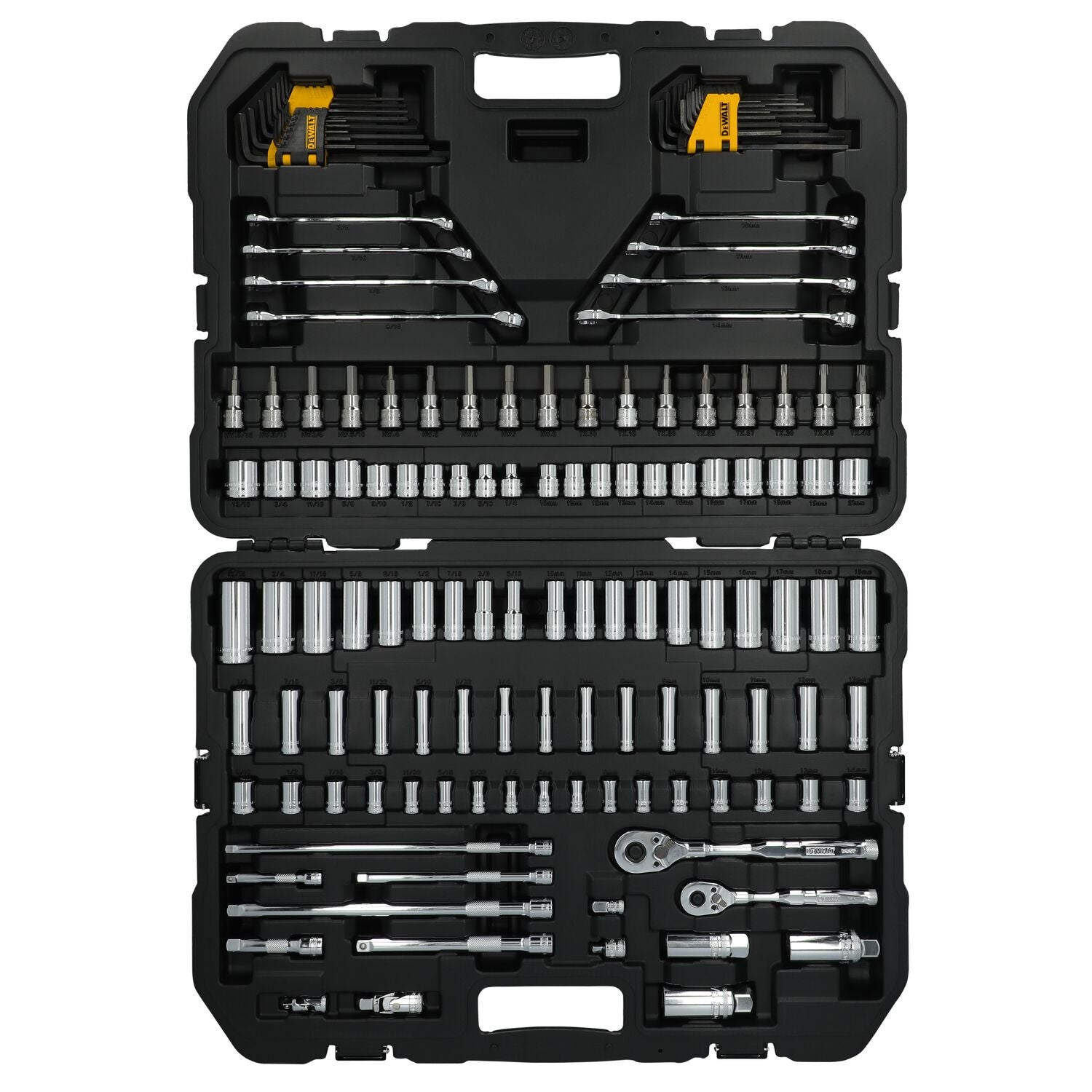 DeWalt DWMT45408 ToughSeries 140 pc. 1/4 in. and 3/8 in. Mechanics Tool Set - Ace Tool Group - DeWalt