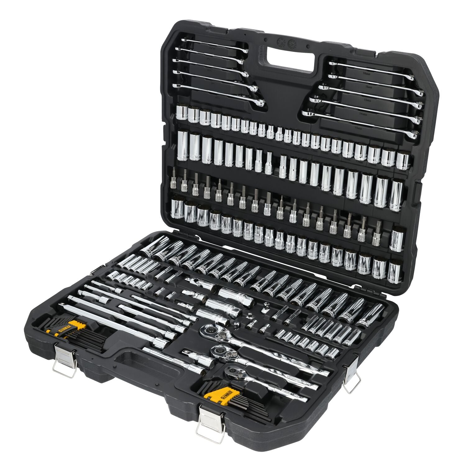 DeWalt DWMT45409 ToughSeries 185 pc. 3 Drive Mechanics Tool Set - Ace Tool Group - DeWalt