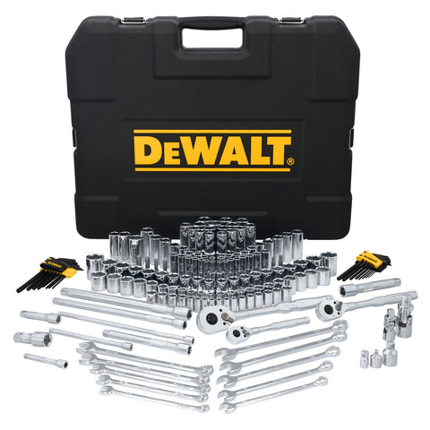 DeWalt DWMT45409 ToughSeries 185 pc. 3 Drive Mechanics Tool Set - Ace Tool Group - DeWalt