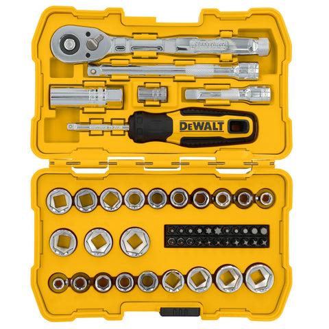 DeWalt DWMT45423 3/8" Dr 50Pc Mechanics Tool Set - Ace Tool Group - DeWalt
