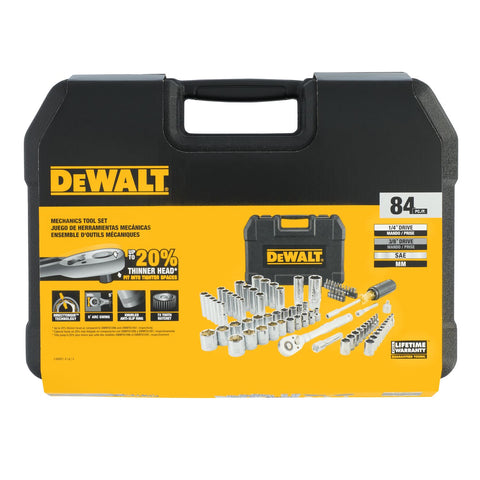 DeWalt DWMT45424 84Pc Mechanics Tool Set - Ace Tool Group - DeWalt