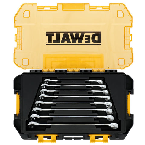 DeWalt DWMT45426 ToughSeries 8-Piece Metric Combination Wrench Set - Ace Tool Group - DeWalt