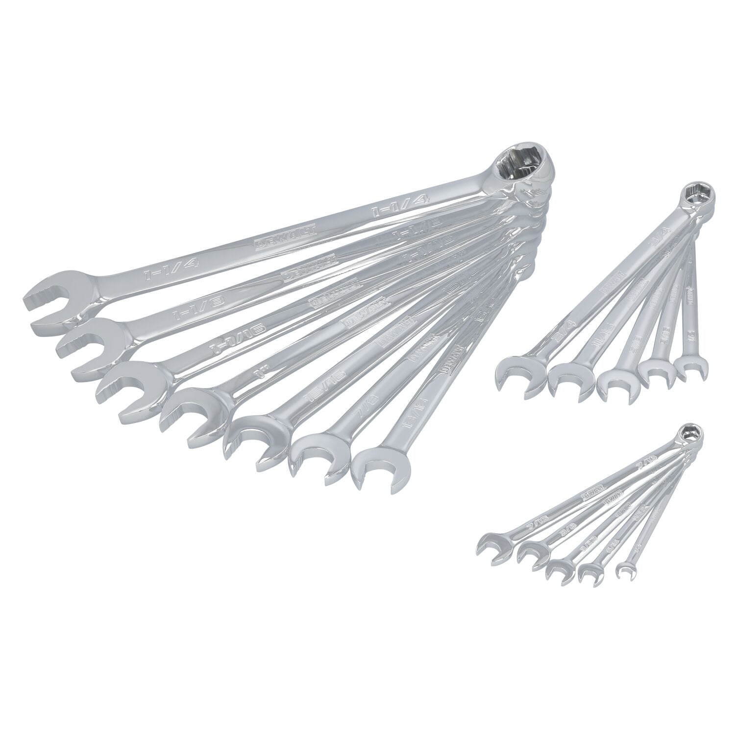 DeWalt DWMT45428 ToughSeries 17-Piece SAE Combination Wrench Set - Ace Tool Group - DeWalt