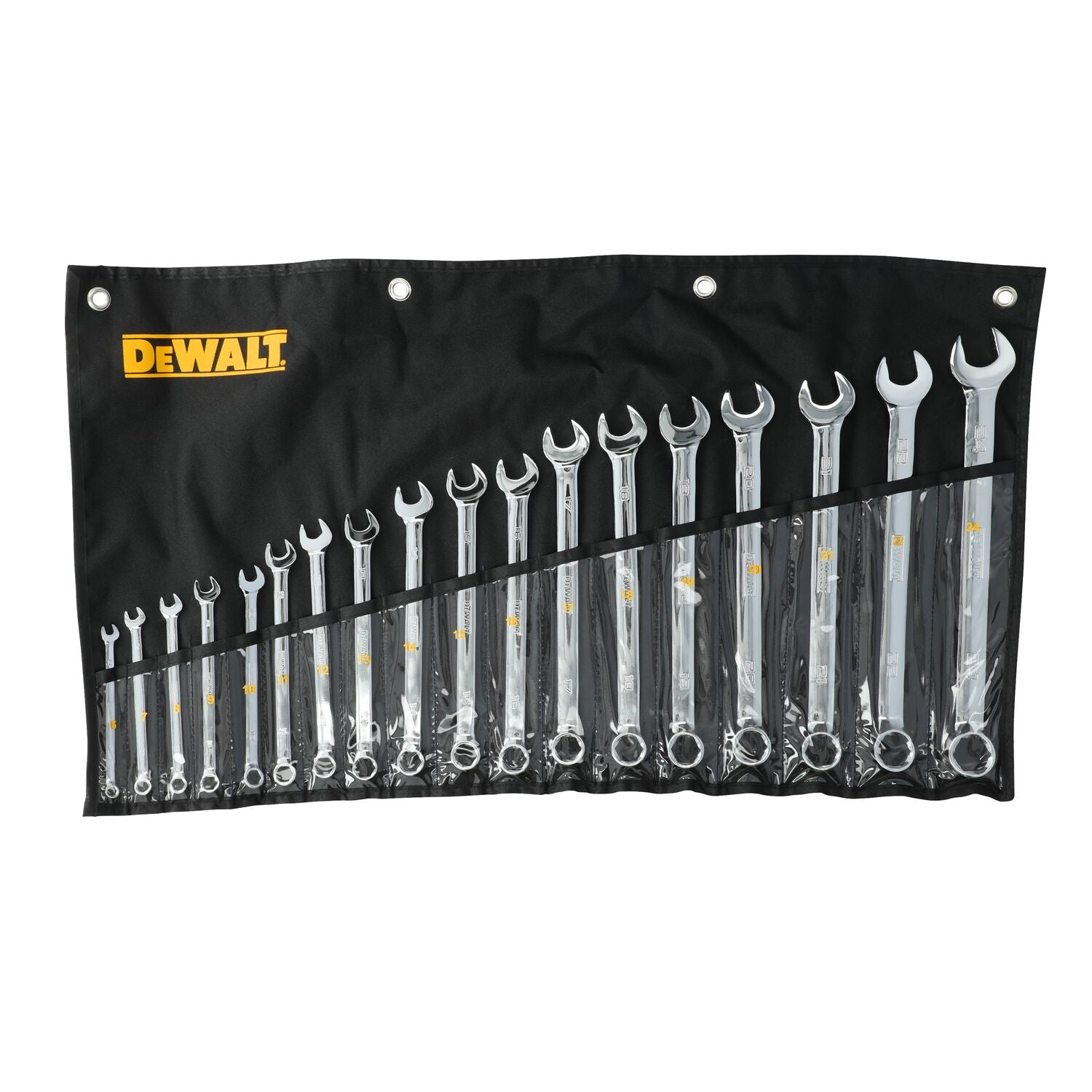 DeWalt DWMT45429 ToughSeries 18-Piece Metric Combination Wrench Set - Ace Tool Group - DeWalt