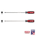 Milwaukee MT200-2M  2 PC. 6" Cushion Grip Screwdriver Set (USA) - Ace Tool Group - Ace Tool Group