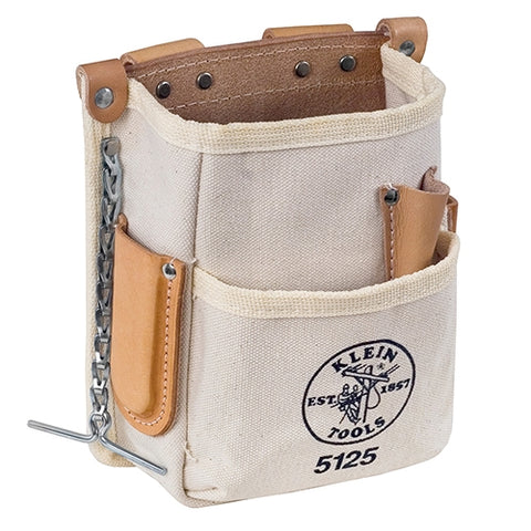 Klein 5125 Tool Pouch, 5-Pocket, Canvas - Ace Tool Group - Klein