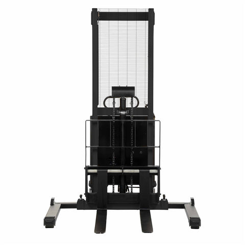 Vestil SL-63-AA Adjustable Stacker W/Powered Lift 63 In - Ace Tool Group - Vestil