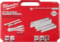 Milwaukee 48-22-9004 1/4" Drive 50pc Ratchet & Socket Set - SAE & Metric - Ace Tool Group - Milwaukee