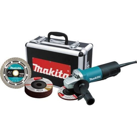 Makita 9557Pbx1  4-1/2" Angle Grinder And Aluminum Case - Ace Tool Group - Makita