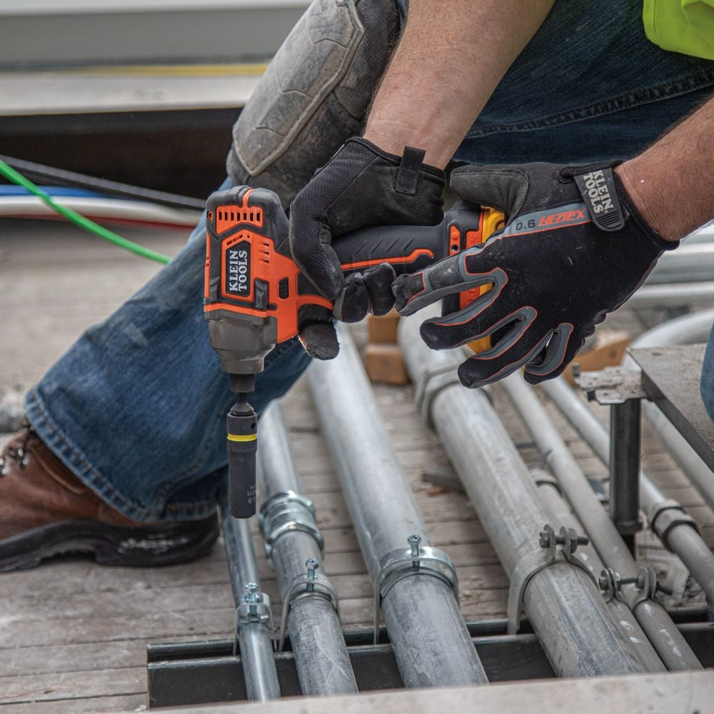 Klein 66011 2-in-1 Impact Socket, 12 pt, 1/2 and 3/8 in. - Ace Tool Group - Klein