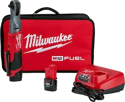Milwaukee 2557-22 M12 Fuel 3/8 in. Ratchet Kit - Ace Tool Group - Milwaukee