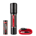 Milwaukee 2162-21 RedLithium USB Flashlight Kit 200 Lumen Slide Focus - Ace Tool Group - Milwaukee