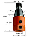 CMT 303.000.01 Boring Bit Adaptor, 10mm Bit Diameter - Ace Tool Group - CMT
