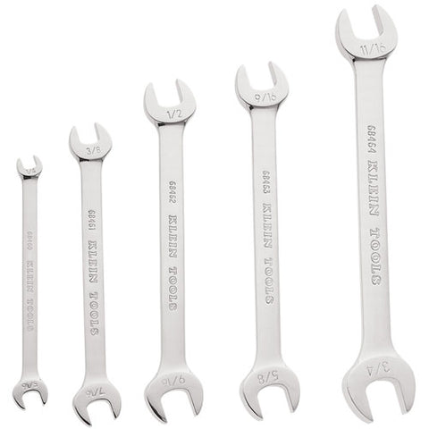 Klein Tools 68450 5 Piece Open-End Wrench Set - Ace Tool Group - Klein