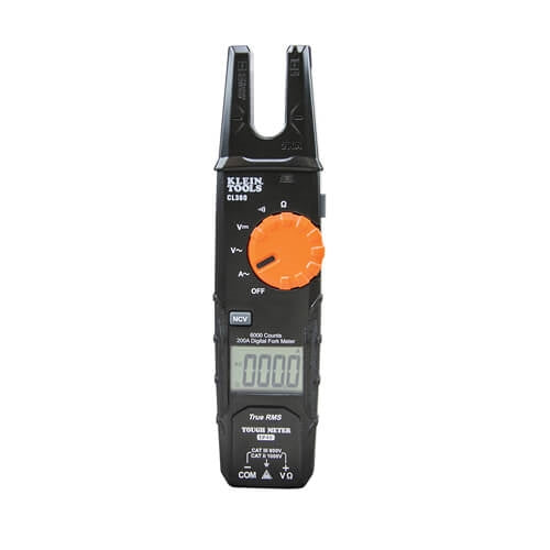 Klein CL360 Open Jaw Fork Meter 200A AC - Ace Tool Group - Klein