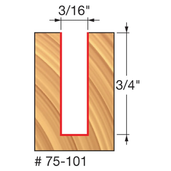 Freud Tools 3/16" (Dia.) Up Spiral Bit - Ace Tool Group - Freud