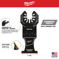 Milwaukee 49-25-1502 Milwaukee OPEN-LOK 1-3/8" TITANIUM ENHANCED CARBIDE TEETH METAL BLADE 2PK - Ace Tool Group - Milwaukee