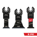 Milwaukee 49-10-9005 Milwaukee OPEN-LOK 3PC MULTI-MATERIAL CUTTING MULTI-TOOL BLADE VARIETY PACK - Ace Tool Group - Milwaukee