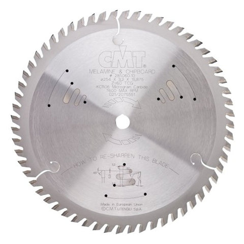 CMT 281.060.10 10-Inch x 60 T Cabinetshop Saw Blade - Ace Tool Group - CMT