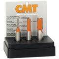 CMT 811.501.11 3-piece Plywood Groove Set in Carrying Case, 1/2-Shank - Ace Tool Group - CMT