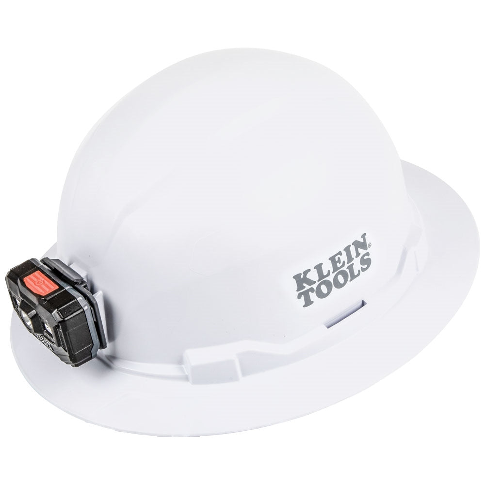 Klein 60406RL Hard Hat, Full Brim, Headlamp - Ace Tool Group - Klein