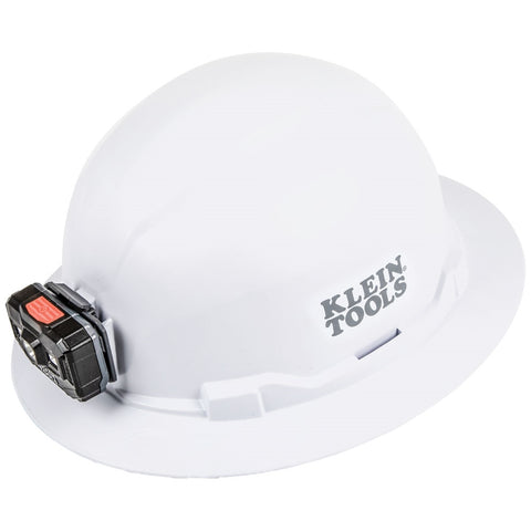 Klein 60406RL Hard Hat, Full Brim, Headlamp - Ace Tool Group - Klein