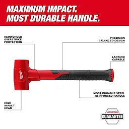 Milwaukee 48-22-9150 28oz Dead Blow Hammer - Ace Tool Group - Milwaukee