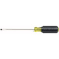 Klein Tools 605-4B 1/4'' (6 mm) Wire Bending Cabinet-Tip Screwdriver - 4'' (102 mm) Round-Shank - Ace Tool Group - Klein