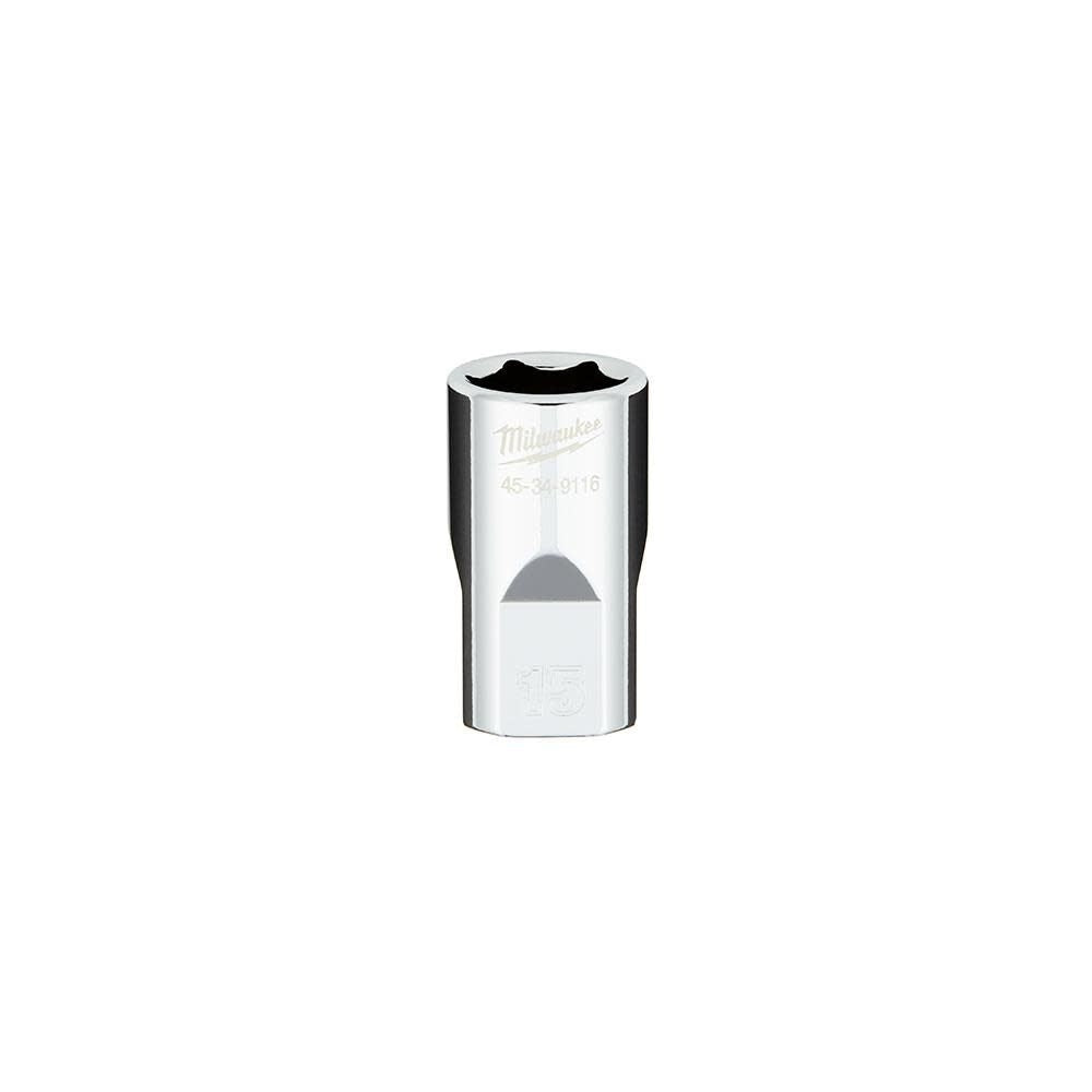 Milwaukee 45-34-9116 1/2" DRIVE 15MM SOCKET - Ace Tool Group - Milwaukee