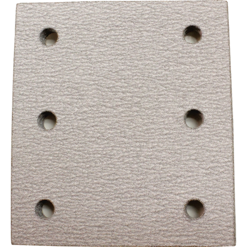 Makita 742531-0 4 in. x 4-1/2 in. Abrasive Paper, Hook and Loop, 150 Grit, 5/pk - Ace Tool Group - Makita