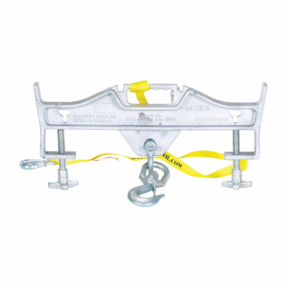 Vestil D-FORK-10-SL Hoisting Hook Double Swivel 10K Cap - Ace Tool Group - Vestil