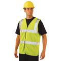 Occunomix LUX-SSCOOLG Mesh Dual Striped Safety Vest Class 2 - Ace Tool Group - Occunomix