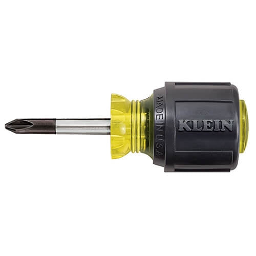 Klein 603-1 Stubby Screwdriver Num 2 Phillips, 1-1/2 in. - Ace Tool Group - Klein