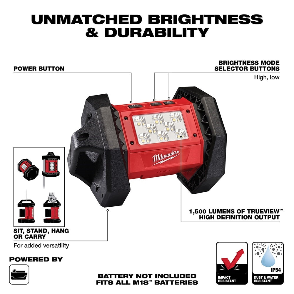 Milwaukee 2361-20 M18 ROVER Flood Light - Ace Tool Group - Milwaukee